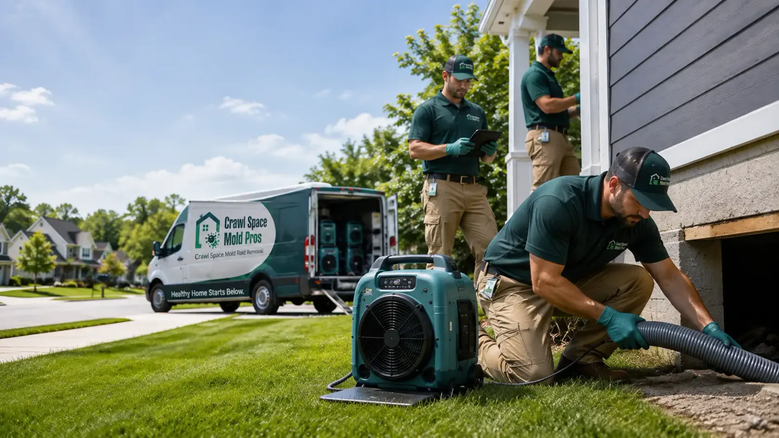 Crawl Space Mold Removal in Logan, OH